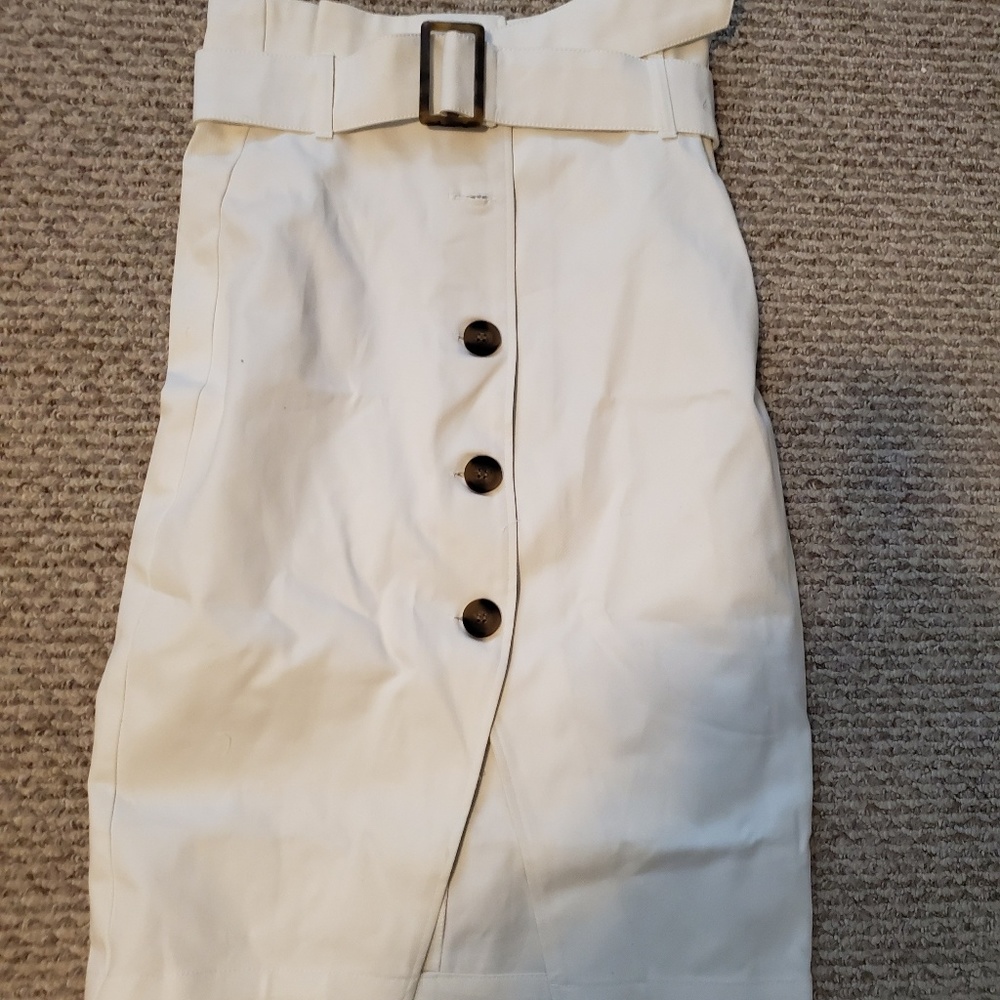 H&M paperbag midi skirt
